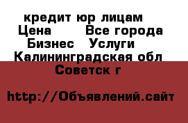 кредит юр лицам  › Цена ­ 0 - Все города Бизнес » Услуги   . Калининградская обл.,Советск г.